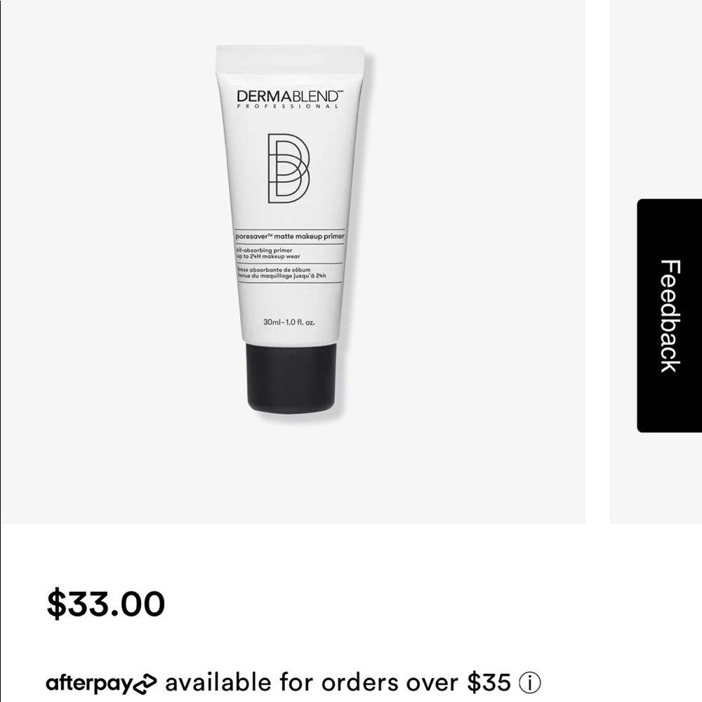 Dermablend matte primer